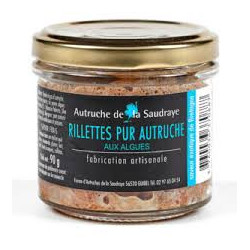 Rillettes d'autruche artisanale - La Saudray