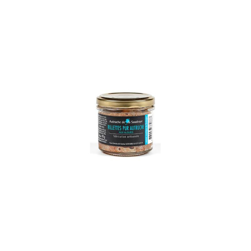 Rillettes d'autruche artisanale - La Saudray